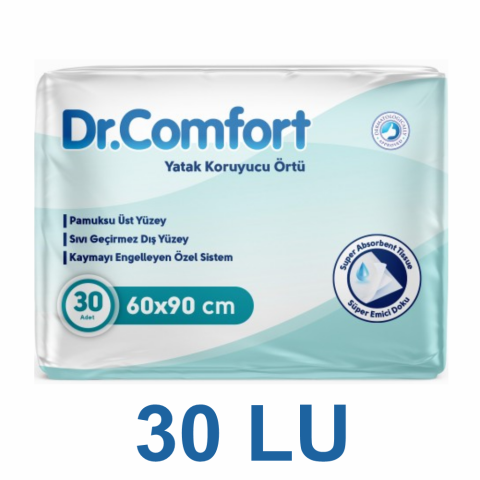 Dr.Comfort Yatak Koruyucu Örtü 60*90cm 30 lu