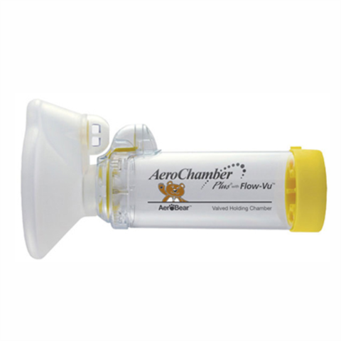 Aerochamber Sarı (çocuklar için 1-5 Yaş)