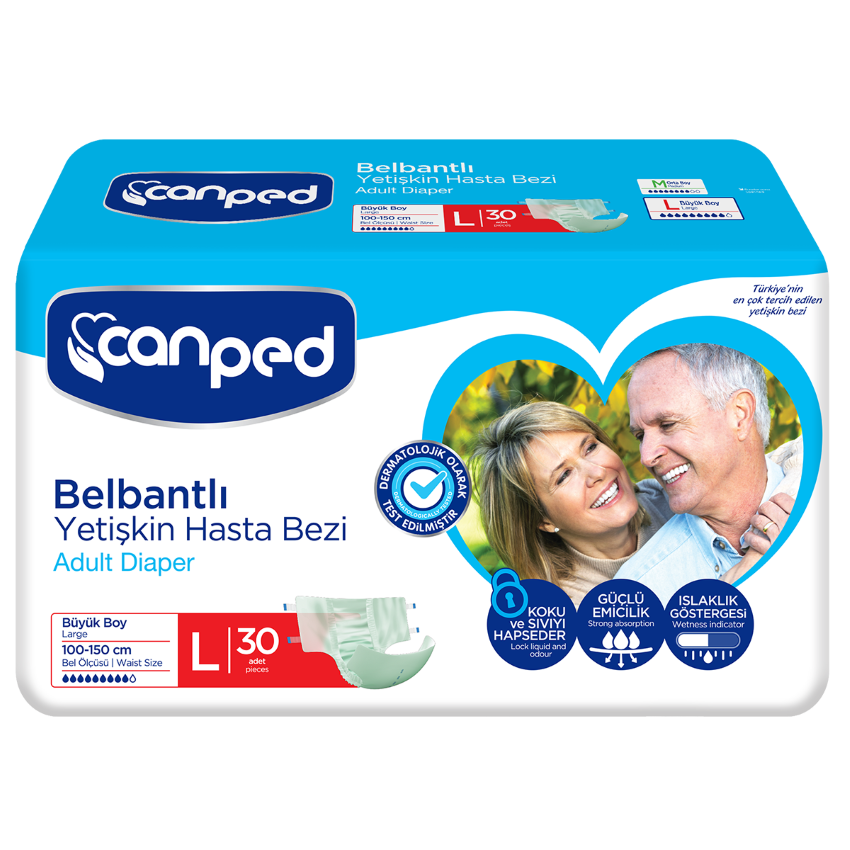 Canped Hasta Bezi Belbantlı Poli 30'lu Large