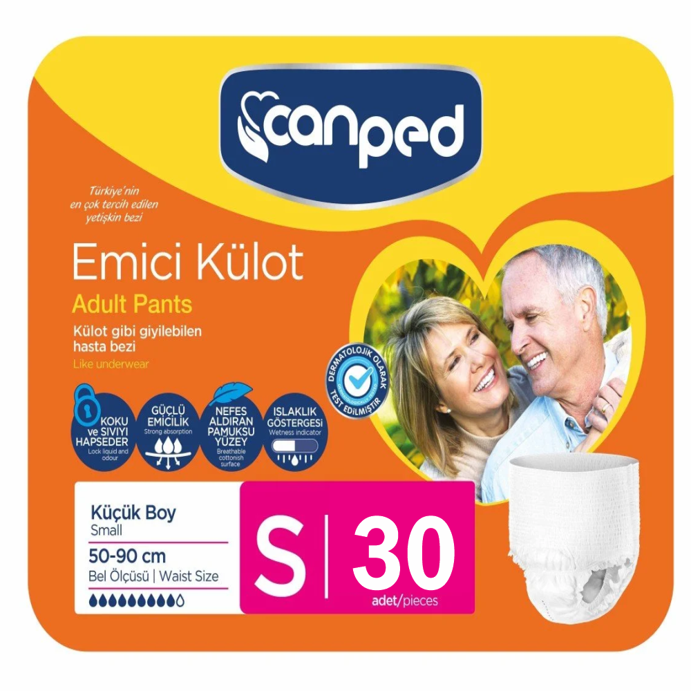 Canped Emici Külot Hasta Bezi S 30'lu