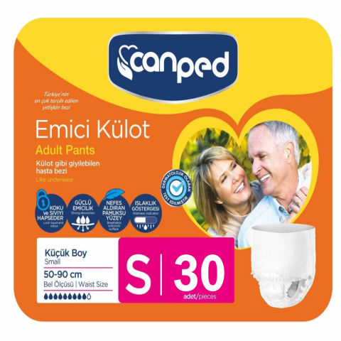 Canped Emici Külot Hasta Bezi S 30'lu