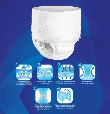 Prosafe Emici Külot Hasta Bezi 30'lu XLarge