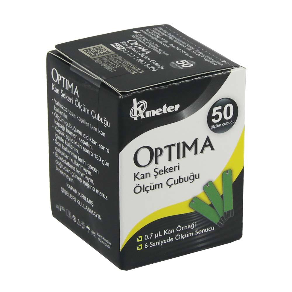 Optima Şeker Ölçüm Stribi 50'li